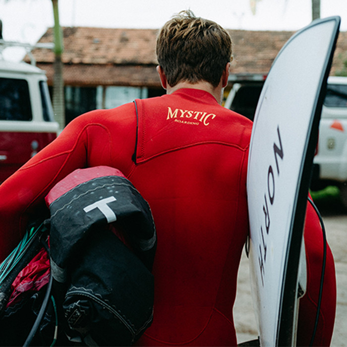 2023 Mystic Mens The One 5/3mm Zip Free Wetsuit 35000.230120 - Red